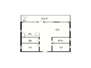 Holiday house Bork Havn Floor Plan 2