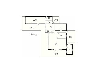 Casa de vacaciones Tåsinge Plano de planta 8