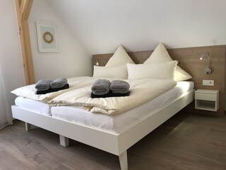 zur Ruhe kommen, im Schlafzimmer I