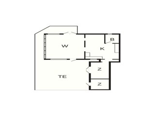 Casa per le vacanze Rønne Pianta del piano 18
