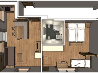 Grundriss Ferienwohnung Abendrot