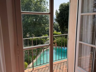 Blick aus Doppelzimmer 1. Etage