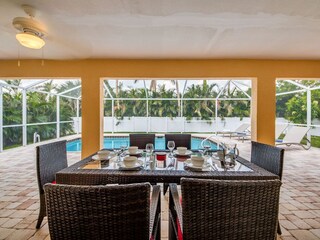 Dining table terrace