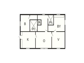 Vakantiehuis Kungshamn Grondplan 13