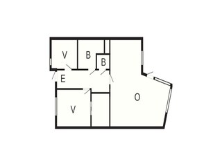 Apartamento Farsund Plano de planta 3