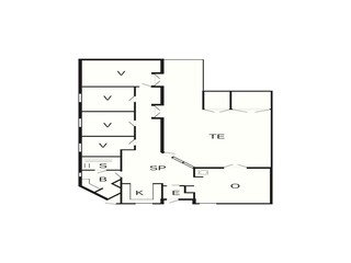 Vakantiehuis Kollerup Strand Grondplan 28