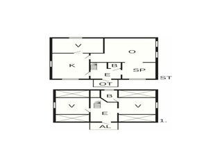 Vakantiehuis Bockara Grondplan 9