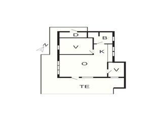 Vakantiehuis Hovborg Grondplan 28