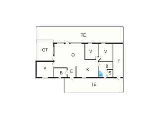Holiday house Egense Floor Plan 4