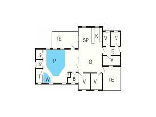 Ferienhaus Harboøre Grundriss 45