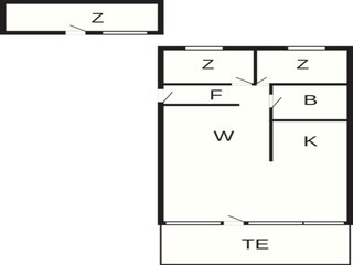 Vakantiehuis Esbjerg Grondplan 36