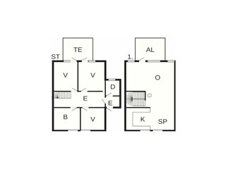 Vakantiehuis Stadlandet Grondplan 25