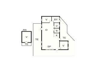 Casa per le vacanze Humlum Pianta del piano 7