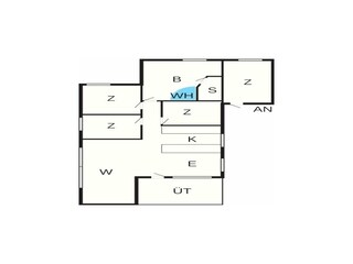 Casa de vacaciones Nørlev Strand Plano de planta 3