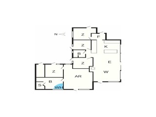 Casa per le vacanze Hals Pianta del piano 41