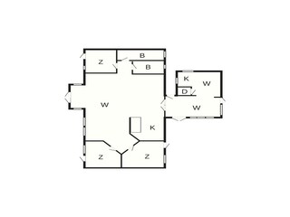 Vakantiehuis Fur Grondplan 32