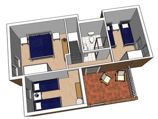 Casa per le vacanze Nieuwvliet Pianta del piano 26