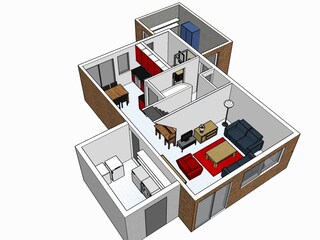 Casa per le vacanze Nieuwvliet Pianta del piano 32