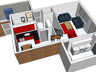 Casa per le vacanze Nieuwvliet Pianta del piano 33