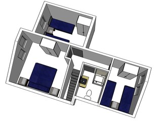 Casa per le vacanze Nieuwvliet Pianta del piano 34