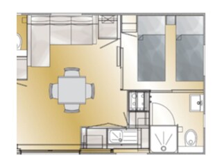 Bungalow Sint Maartensvlotbrug Pianta del piano 28