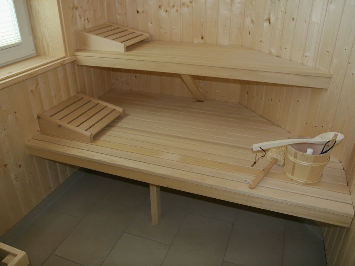 Sauna im Ferienhaus Windflüchter