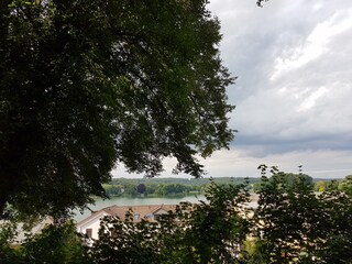 Blick vom Kirchberg auf den Haussee
