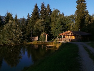 Fischerhütte Sonnenuntergang