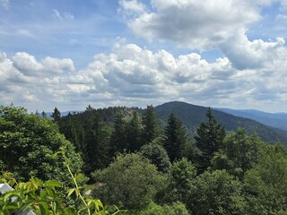 Ausblick von der Kötztinger Hütte