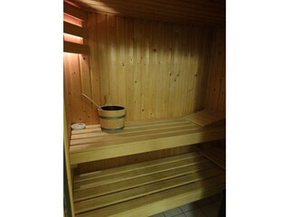 Sauna im ersten Stock