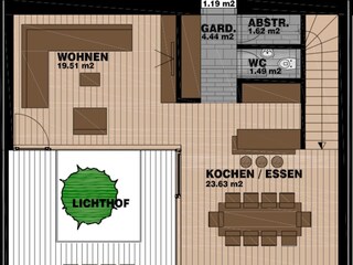 Appartamento per vacanze Bramberg am Wildkogel Pianta del piano 23