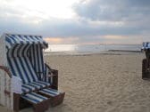 Strandkorb am Strand