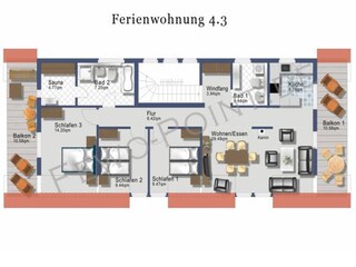 Ferienwohnung Graal-Müritz Grundriss 11