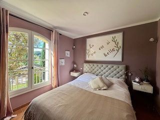 Chambre rose auf der ersten Etage