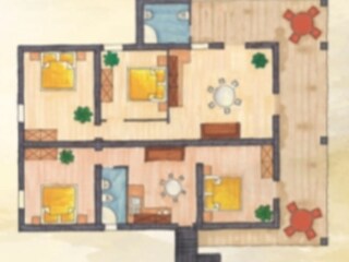 Vakantieappartement Selinunte Grondplan 5
