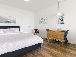 Bett & Essplatz für bis zu 4 Gäste