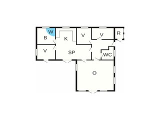 Maison de vacances Jerup Plan d'étage 22