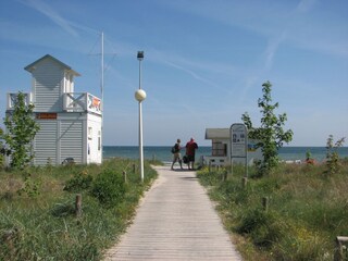 Zugang zum Ostseestrand