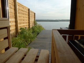 Sauna mit Seeblick