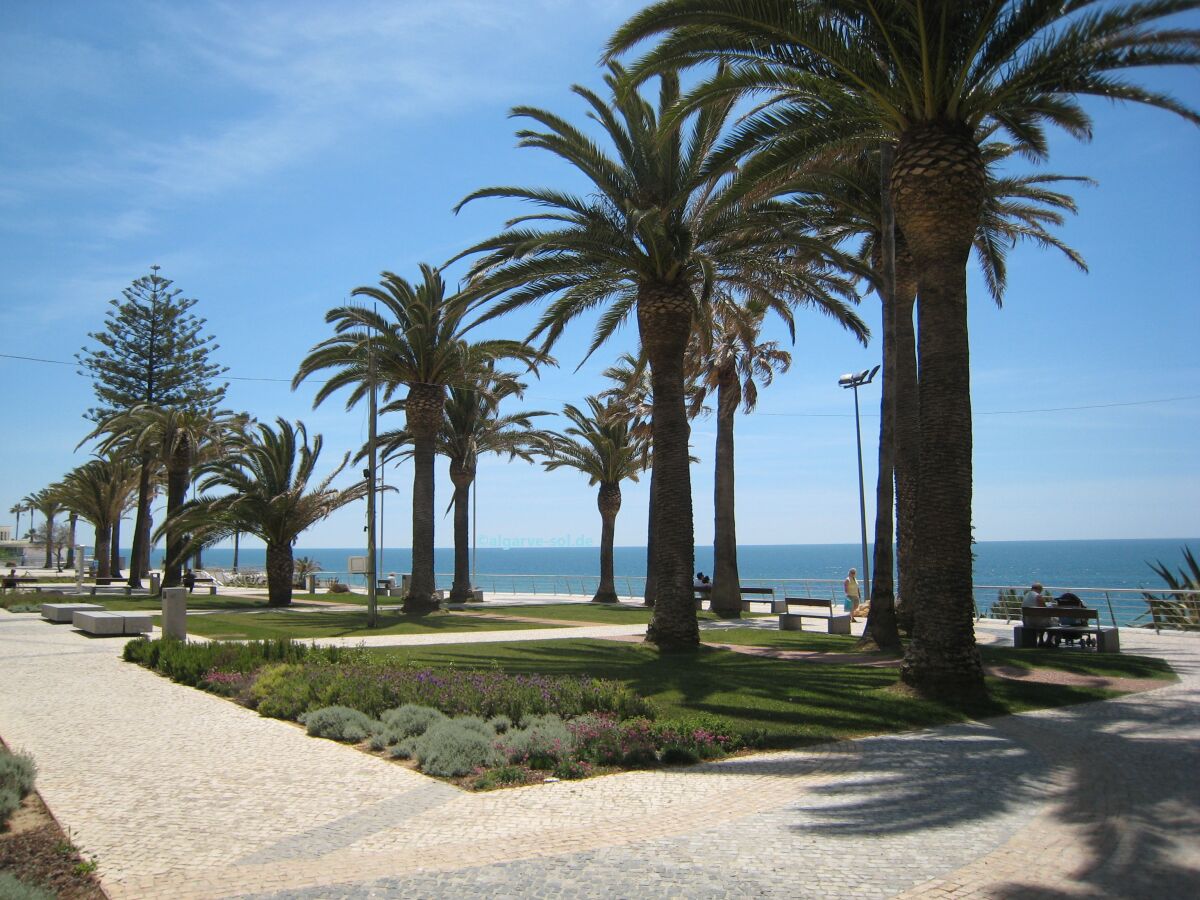 Promenade oberhalb  des langen Strandes