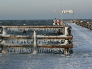 Auch der Winter hat seinen Reiz -Seebrücke in Prerow