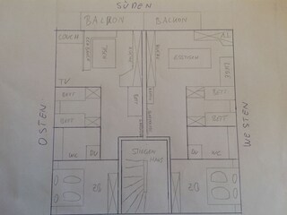 Holiday apartment Mittersill Floor Plan 16
