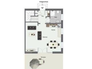 Casa de vacaciones Boltenhagen Plano de planta 21