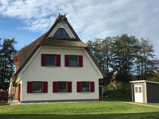 House and bicycle shed