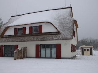 Haus im Winter