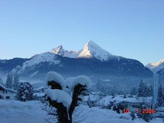 Der Blick auf den Watzmann