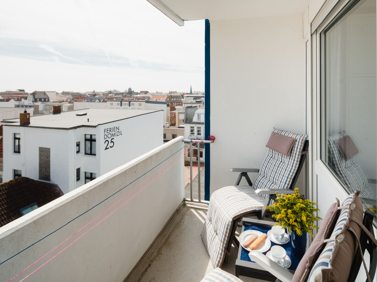 Ferienwohnung Blau mit Wattenmeerblick