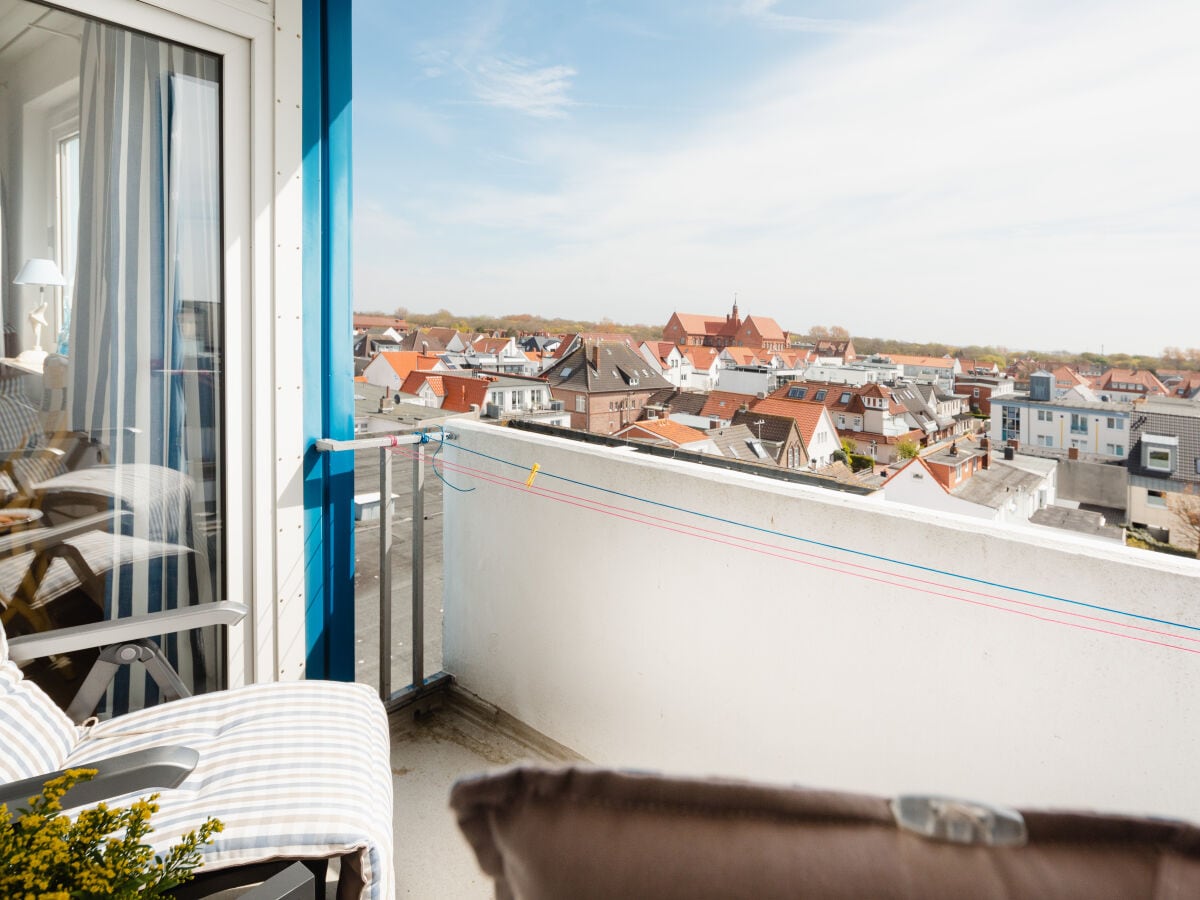 Ferienwohnung Blau mit Wattenmeerblick