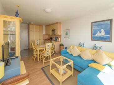 Ferienwohnung Blau mit Wattenmeerblick
