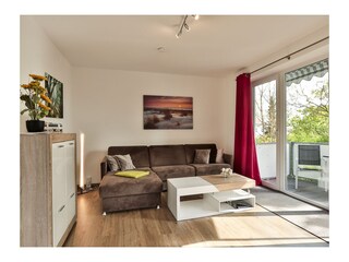 Sitzlandschaft wandelbar zum Bett für 2 Personen